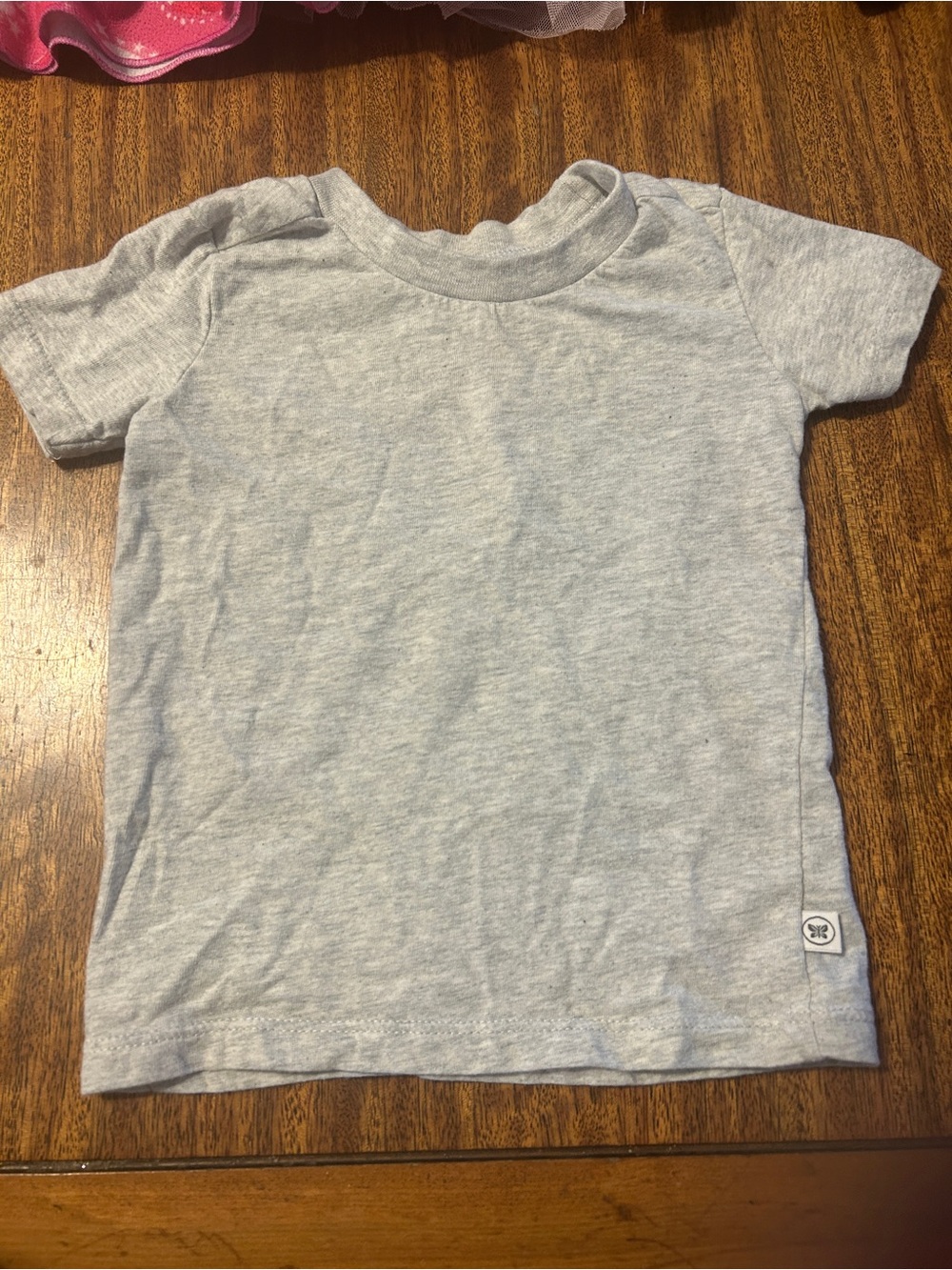 Honest Company 12m Light Gray Kids Crewneck Tee